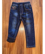 Синие,Утеплённые,ДЖИНСОВЫЕ брюки  для мальчиков .Размеры 98-128 см.ФирмаTAURUS.  .Венгрия Фото 1